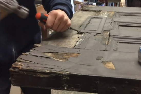 Mentone-wooden-door-repair